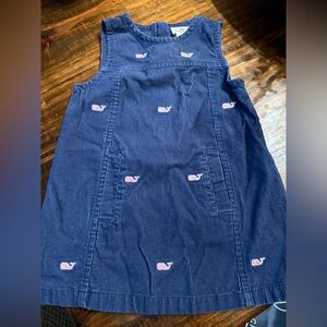 Vineyard Vines Blue Corduroy with Pink Whale